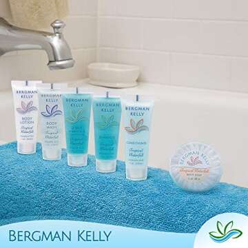 Bergman Kelly Hotel Toiletries Bundle - 100 Pcs Quality Set