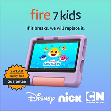 Amazon Fire 7 Kids Tablet for Ages 3-7 - Purple