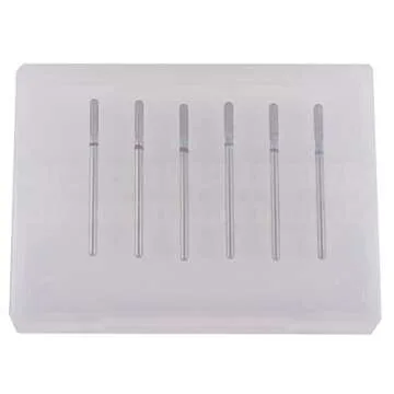 MZCMSL 6pcs Cylinder Cuticle Bits for Safe Manicure