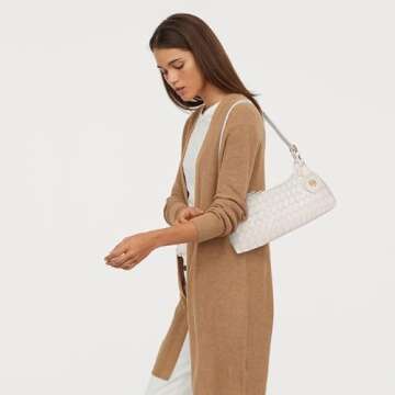 PS PETITE SIMONE Shoulder Bag, Mini Purse for Women – Handmade Vegan Leather Clutch