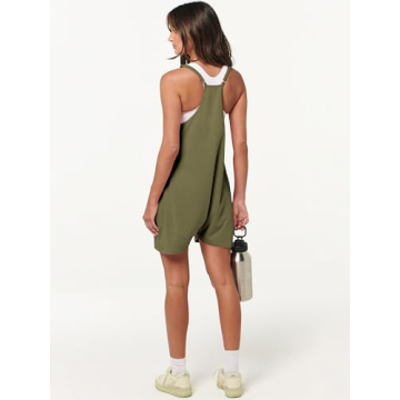ANRABESS Women’s Summer Romper with Pockets - Comfy & Stylish