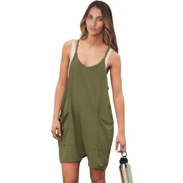 ANRABESS Women’s Summer Romper with Pockets - Comfy & Stylish