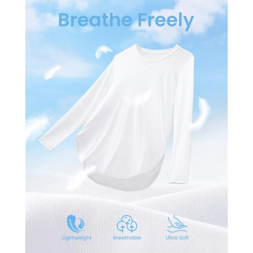 G4Free Women's UPF 50+ UV Long Sleeve Sun Protection Shirt