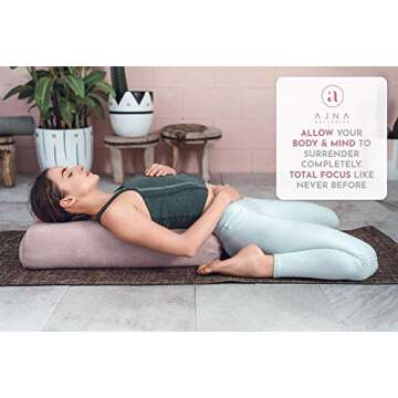 AJNA Buckwheat Meditation Cushion Set for Stress Relief
