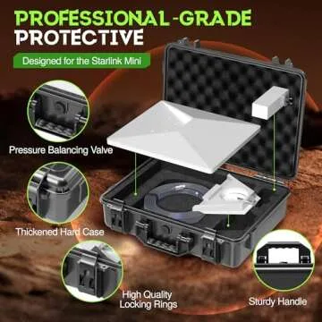 Orapoke Starlink Mini Case - Waterproof Hard Case with Foam