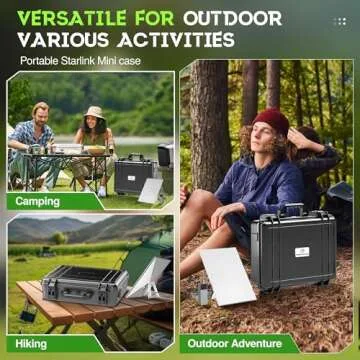 Orapoke Starlink Mini Case - Waterproof Hard Case with Foam