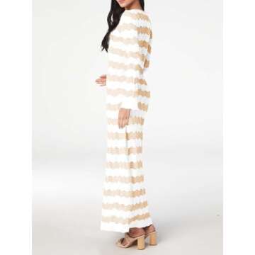 Saodimallsu Womens Crochet Maxi Dress for Summer