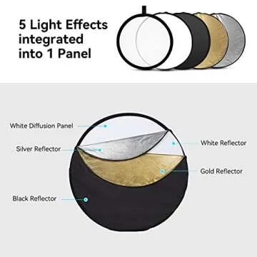 SmallRig 43" 5-in-1 Photography Reflector - Essential Light Accessory