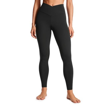 CRZ YOGA Women's Butterluxe Criss Cross Leggings for Comfort