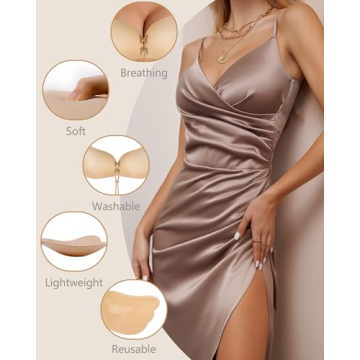 Cmojsk Invisible Sticky Bra for Ultimate Comfort and Lift