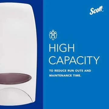 Scott® Essential™ High Capacity Manual Skin Care Dispenser (92144), White, 1.0 L capacity, 4.85" x 8.36" x 5.43" (Qty 1)