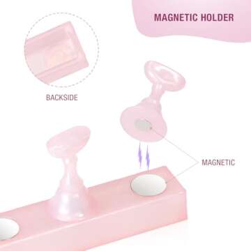MISSELF Nail Holder Set for Easy Nail Art Practice