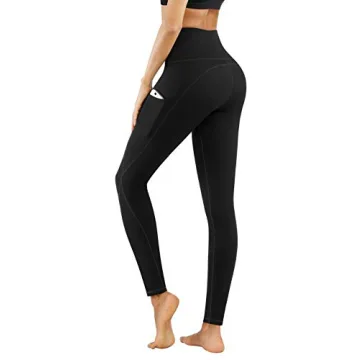 2 Pack High Waist Yoga Pants with Pockets for Women