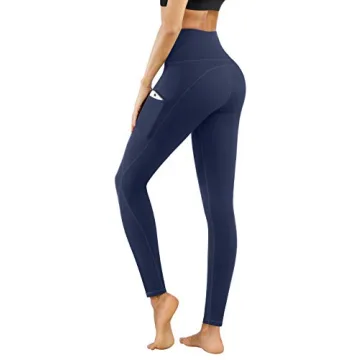 2 Pack High Waist Yoga Pants with Pockets for Women