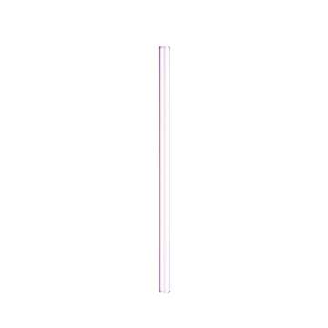 SOMA Glass Straw with Silicone Lined Travel Case and Cleaning Tool, 8-inch, Blush (501-16-01)