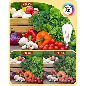 EDISHINE Dusk to Dawn LED Outdoor Bulbs 700Lumen - 6 Pack