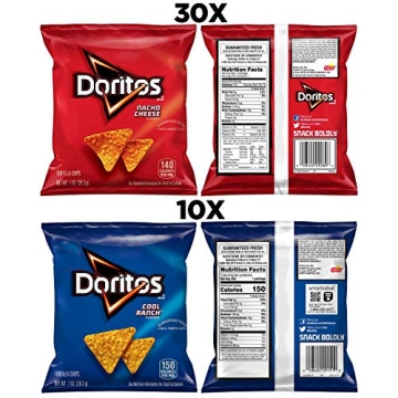 Doritos Tortilla Chips Variety Pack - 40 Ounce