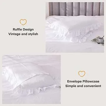 Andency Ruffled Comforter Set for Year-Round Elegance