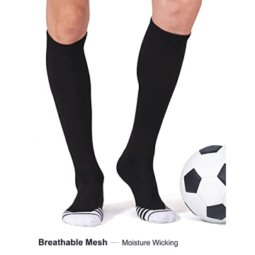 Knee High Baseball & Soccer Socks - 2 Pack