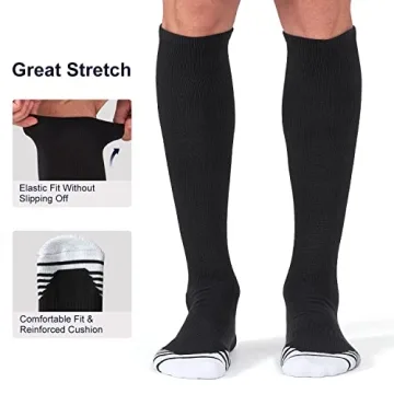 Knee High Baseball & Soccer Socks - 2 Pack