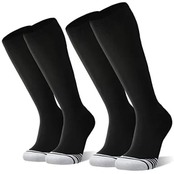 Knee High Baseball & Soccer Socks - 2 Pack