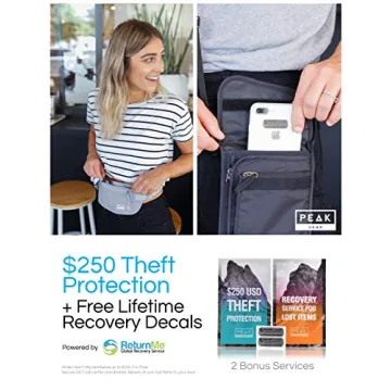 Peak Gear Travel Money Belt with RFID Protection for Travelers