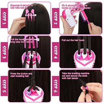 Zhehao Electric Hair Braider - Automatic Braiding Tool for Women