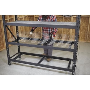 Ironton 4-Tier Heavy-Duty Steel Shelving Unit