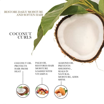 Coconut Curls Moisturizing Styling Agent for Healthy Hair