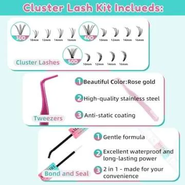 Diy Lash Extension Kit for Stunning Home Application