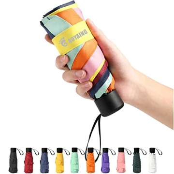 GAOYAING Travel Mini Umbrella - Compact, Lightweight, and Durable for Every Weather