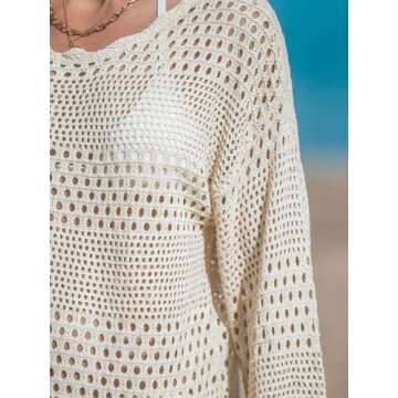 CUPSHE Crochet Cover Up - Stylish Summer Swimwear Dress