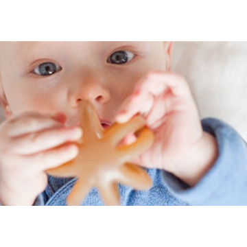 Calmies Teether for Babies - 100% Natural Rubber Toy