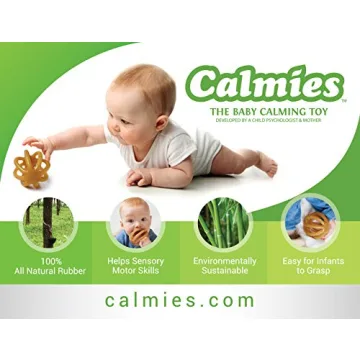 Calmies Teether for Babies - 100% Natural Rubber Toy