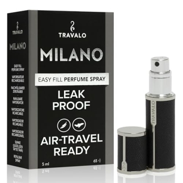 Travalo Milano Perfume Atomizer Travel Refill U-Change System TSA Approved Reusable Airtight Easy Fi...