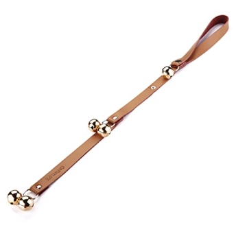 CATHYLIFE Leather Dog Doorbells for Potty Training