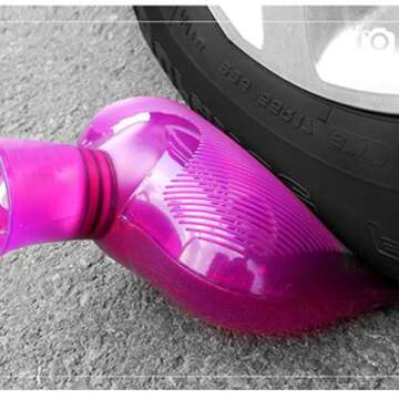 samply Hot Water Bottle with Knitted Cover, 2L Hot Water Bag for Hot and Cold Compress, Hand Feet Warmer, Ideal for Menstrual Cramps, Neck and Shoulder Pain Relief, Purple