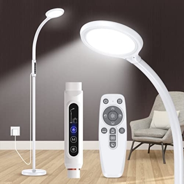 FBBJFF Light Therapy Lamp 11000 Lux - UV-Free Full Spectrum with Adjustable Brightness