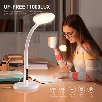 FBBJFF 11000 Lux Light Therapy Lamp for Mood Boosting