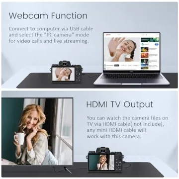 Saneen 4K Digital Camera for Photography & Video