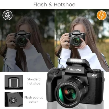 Saneen 4K Digital Camera for Photography & Video