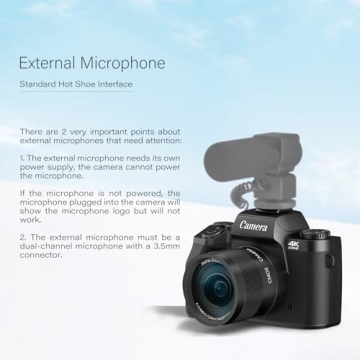 Saneen 4K Digital Camera for Photography & Video