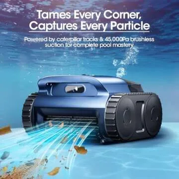 Cordless Robotic Pool Vacuum for Effortless Cleaning