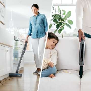 Shark WS632 WANDVAC System Ultra-Lightweight Powerful Cordless Stick Vacuum with Boost Mode, Charging Dock, Slate Grey