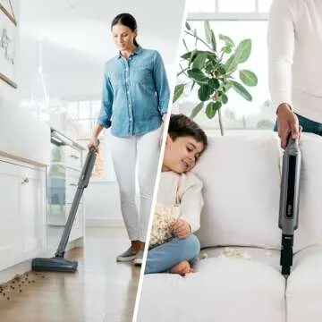 Shark WS632 WANDVAC System Ultra-Lightweight Powerful Cordless Stick Vacuum with Boost Mode, Charging Dock, Slate Grey