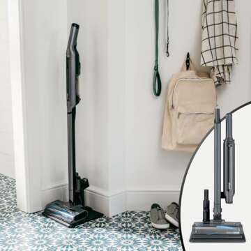 Shark WS632 WANDVAC System Ultra-Lightweight Powerful Cordless Stick Vacuum with Boost Mode, Charging Dock, Slate Grey