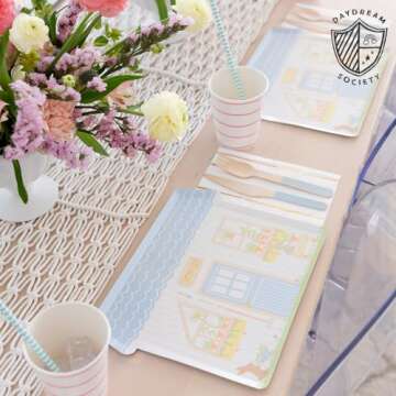 Daydream Society Bunnies In The Garden Plates for All Celebrations