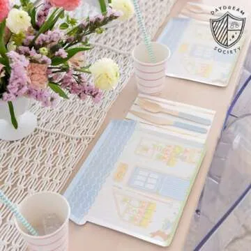 Daydream Society Bunnies In The Garden Plates for All Celebrations