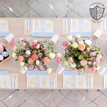 Daydream Society Bunnies In The Garden Plates for All Celebrations