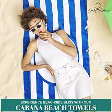 Candy Cottons Beach Towels - Quick Dry & Sandproof